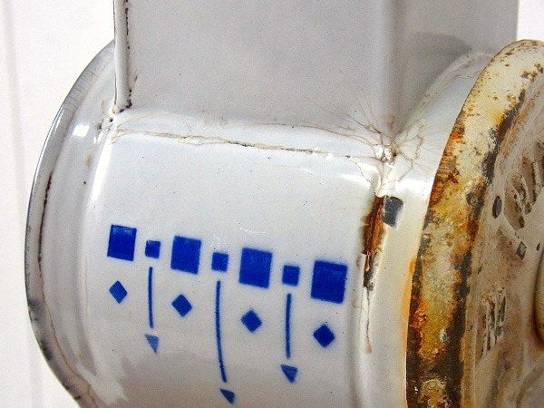 【HARRAS】ホーロー製×アイアン製・アンティーク・ミートグラインダー/フードチョッパー