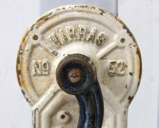 【HARRAS】ホーロー製×アイアン製・アンティーク・ミートグラインダー/フードチョッパー