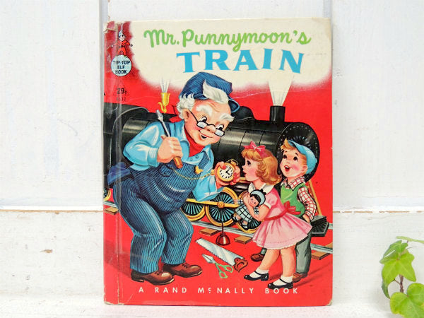 【Mr. Punnymoon's TRAIN】鉄道エンジニア・ヴィンテージ・絵本・ピクチャーブック