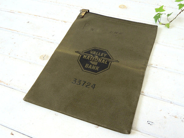 【1960y〜VALLEY】ナショナルバンク・イーグル・TALON・ビンテージ・バンクバッグ・鞄