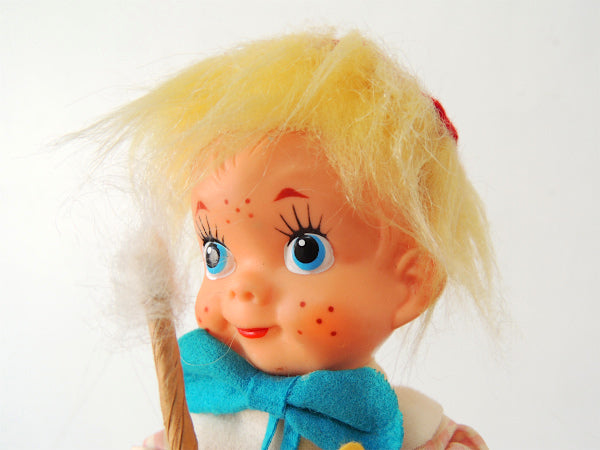 ALL NEW MATERIAL JAPAN  パレットを持った女の子　ヴィンテージ　ドール　人形　里帰り品