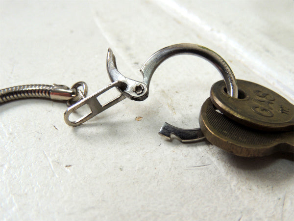 FORD・フォード ヴィンテージ・アドバタイジング・USA・キーホルダー・真鍮製・鍵2本・アメ車