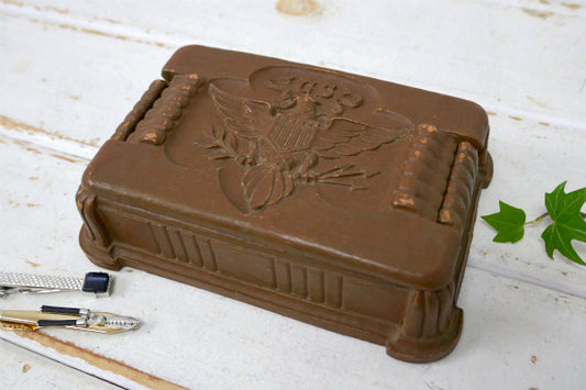 GS ガールスカウト OLD ヴィンテージ トリンケットボックス 宝石箱 ジュエリーケース 小物入れ