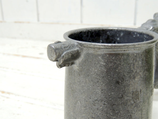 【ピストル&ガン】ピューター・ハンドル・ヴィンテージ・ビアマグ・マグカップ USA