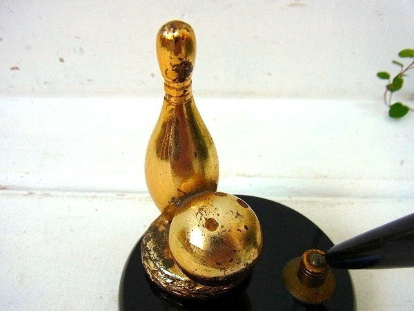 【ボウリング・ピン】モチーフ・ヴィンテージ・ペン立て/ペンホルダー・ステーショナリー