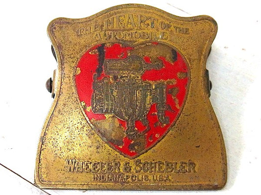 AUTOMOBILE キャブレター エンジン アンティーク 真鍮製 OLD クリップ ペーパークリップ USA