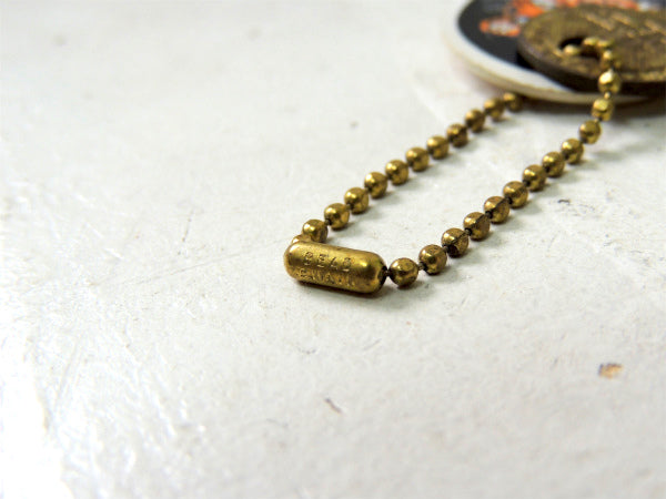 【1960's・エッソ・ESSO】TIGER・アドバタイジング・ビンテージ・キーホルダー・真鍮KEY