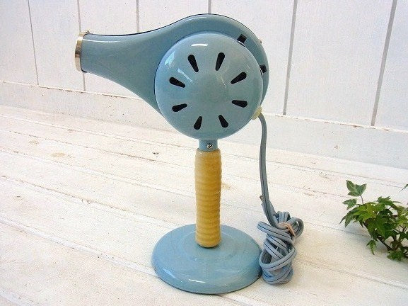 【Handy Hannah】パウダーブルー色・箱付き・ヴィンテージ・ヘアドライヤー/ドライヤー