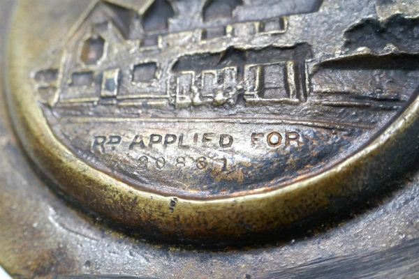 シェイクスピア イギリス 真鍮製 ヴィンテージ プレート トレイ アシュトレイ 灰皿 スーベニア