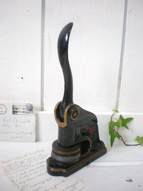 USA　教会・アイアン製・アンティーク・エンボススタンプ/カンパニーシール