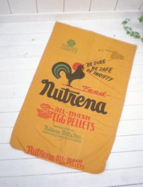 USA　にわとり柄ビンテージ・フィードサック