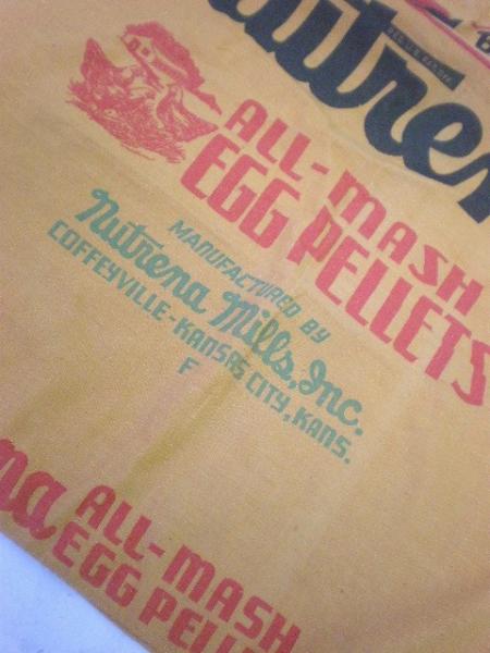 USA　にわとり柄ビンテージ・フィードサック