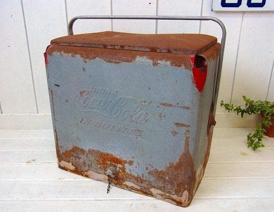 【Coca-Cola】コカコーラ・ヴィンテージ・クーラーボックス/アウトドア　USA