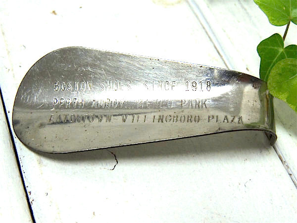 【1918年・ボストンシューズ】BOSTON・ビンテージ・シューホーン・靴べら・アドバタイジング