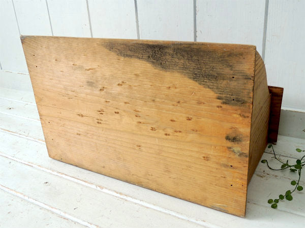 【BREAD】カントリー・ロールアップ式・木製・ヴィンテージ・ブレッドケース・ブレッドボックス・収納