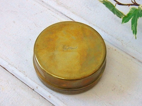 【MAXIM'S DE PARIS】マキシムドパリ・真鍮製・アンティーク缶/小物入れ