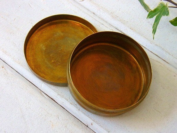 【MAXIM'S DE PARIS】マキシムドパリ・真鍮製・アンティーク缶/小物入れ