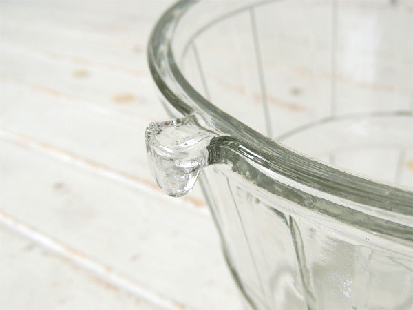 【アンカーホッキング】ガラス製・ヴィンテージ・アイスバスケット・シャンパンクーラー・アイスペール