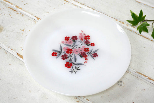 ファイヤーキング 花柄 プリムローズ ヴィンテージ サラダプレート デザートプレート 食器 皿