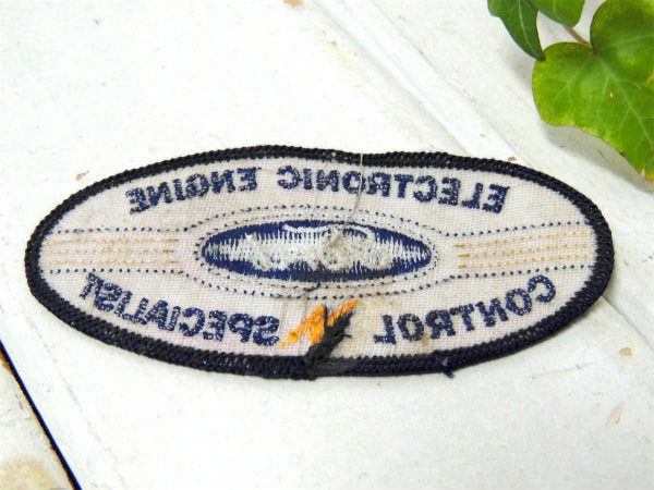 FORD・フォード・エンジン 1980年代頃・自動車・ヴィンテージ・ワッペン・刺繍ワッペン