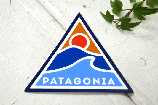 US パタゴニア・patagonia ローリングスルー・太陽・海・波 サーフ ステッカー 非売品
