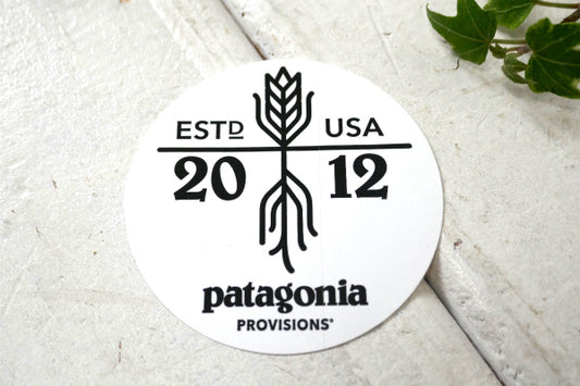 パタゴニア・patagonia ESTD USA 2012 プロヴィジョン ステッカー US 非売品