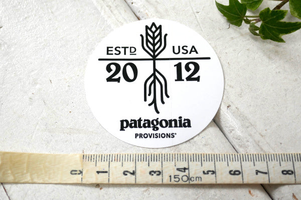 パタゴニア・patagonia ESTD USA 2012 プロヴィジョン ステッカー US 非売品