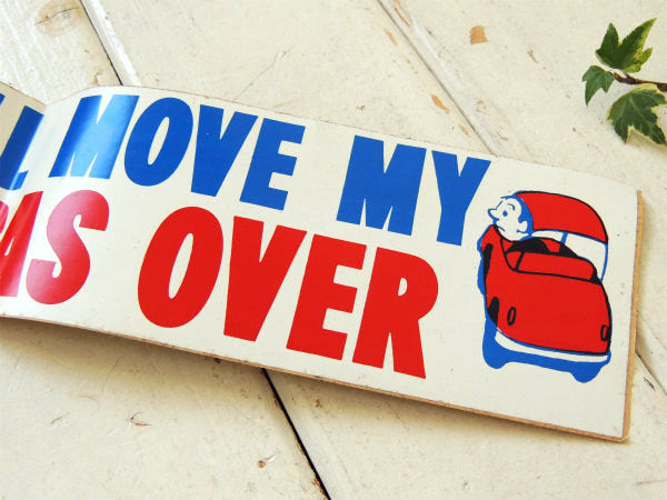 GAS OVER・アメ車・アメリカンジョーク ヴィンテージ ステッカー デッドストック USA