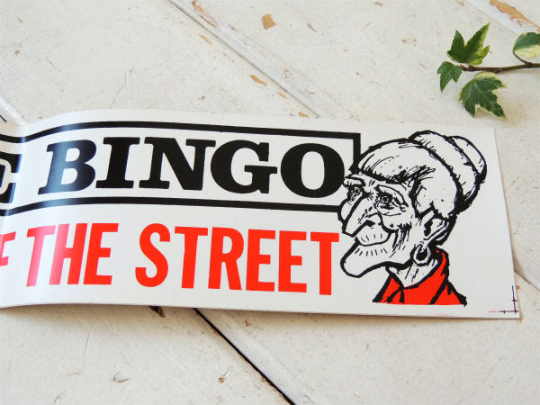 GRANDMA おばあちゃん アメリカンジョーク ヴィンテージ ステッカー デッドストック USA