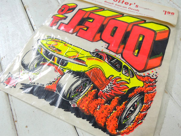 オペル GT Porter's ラッツホール・ホットロッド ビンテージ・アイロンプリントシート