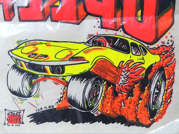 オペル GT Porter's ラッツホール・ホットロッド ビンテージ・アイロンプリントシート