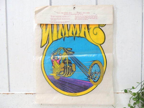 チョッパー　カスタムバイク・1974年・デッドストック・ヴィンテージ・アイロンプリントシート