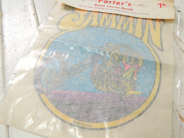 チョッパー　カスタムバイク・1974年・デッドストック・ヴィンテージ・アイロンプリントシート