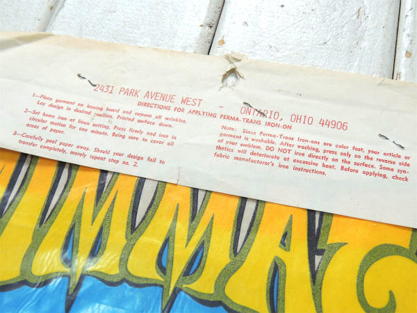 チョッパー　カスタムバイク・1974年・デッドストック・ヴィンテージ・アイロンプリントシート