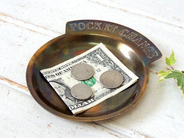 POCKET CHANGE 真鍮製 ヴィンテージ ポケットチェンジ トレイ マネートレイ