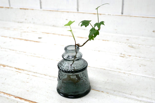 CAPE MAY BITTERS エンボス・アンティーク・グレー・薬瓶 ガラス瓶 ボトル