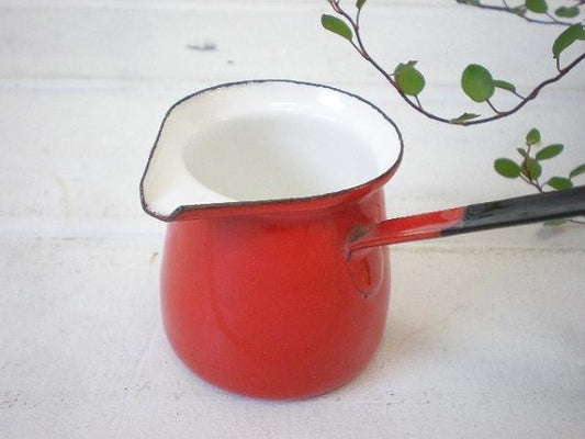 ユーゴスラビア　ホーロー製・小さなアンティーク・バターメルター