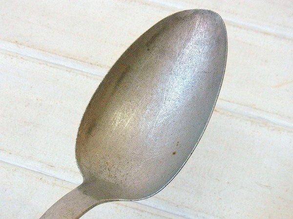 ドイツ製・アルミの大きなアンティーク・スプーン/アルミスプーン/カトラリー