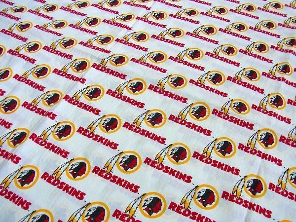【REDSKINS】アメフト・NFLチーム・レッドスキンズ・ファブリック/生地　USA