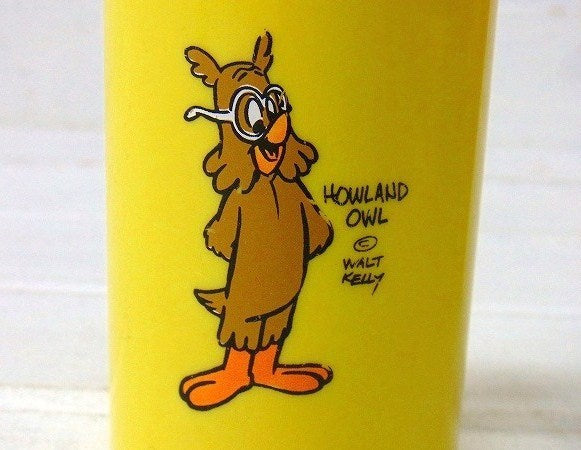 【HOWLAND OWL】ウォルトケリー・ヴィンテージ・プラスティック・マグカップ/コップ USA