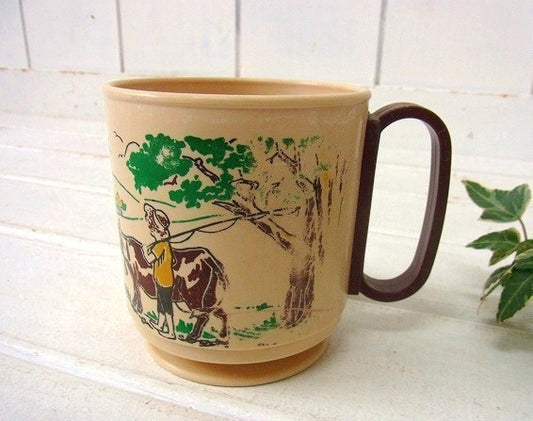 牛&牧場 カントリースタイル・ヴィンテージ・マグカップ・コップ・USA キャンプ道具
