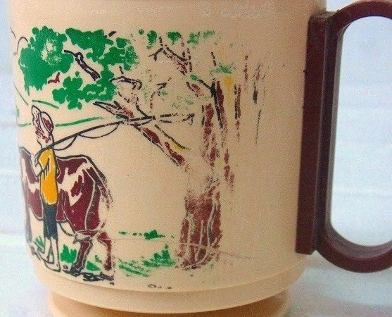 牛&牧場  カントリースタイル・ヴィンテージ・マグカップ・コップ・USA キャンプ道具