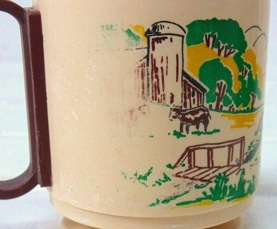 牛&牧場  カントリースタイル・ヴィンテージ・マグカップ・コップ・USA キャンプ道具