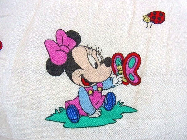 【ベビーミッキー&ミニー】ベビーサイズ・ユーズドシーツ(ボックスタイプ) USA