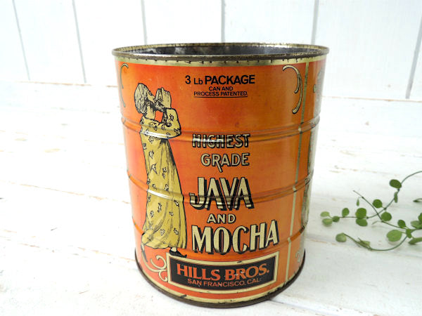 【COFFEE・ヒルスコーヒー】サンフランシスコ・カリフォルニア・ブリキ缶・USA・TIN缶