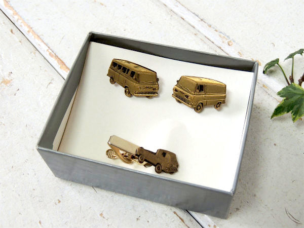 FORD フォードトラック&エコノライン・VANLIFE・ビンテージ・タイピン&カフスボタン US