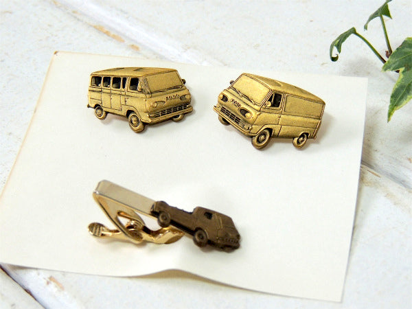 FORD フォードトラック&エコノライン・VANLIFE・ビンテージ・タイピン&カフスボタン US