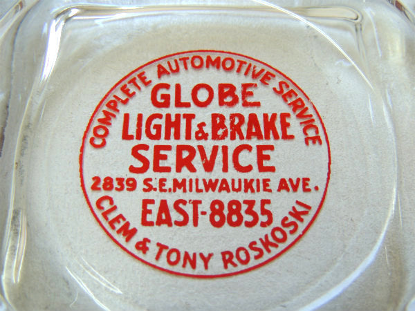 【GLOBE LIGHT&BRAKE】オートパーツ・アドバタイジング・ヴィンテージ・灰皿・オレゴン州