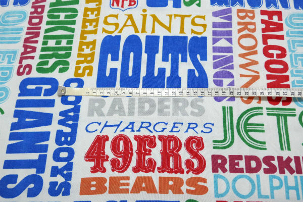 NFL アメリカンフットボール スポーツ チームネーム柄 ユーズドシーツ フラットタイプ USA