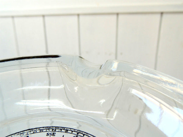 羅針盤 MARINER'S COMPASS・ヴィンテージ・灰皿・マリン柄・USA